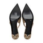 Gucci GG Canvas Horsebit Slingback Pumps - Size 9.5 / 39.5