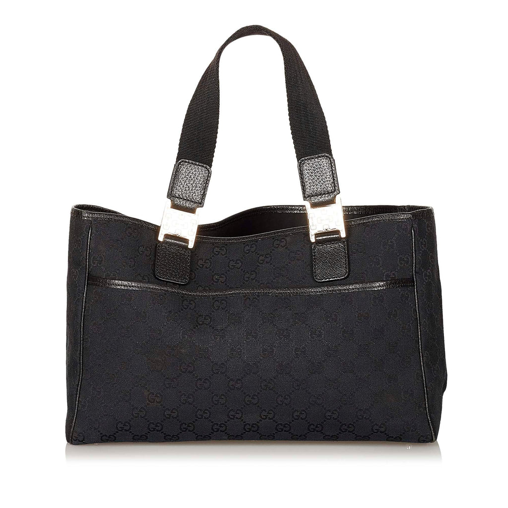 Gucci GG Canvas Horsebit Tote Bag (SHG-31976)