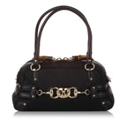 Gucci GG Canvas Horsebit Wave Handbag (SHG-31049)