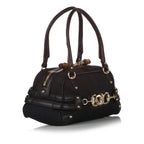 Gucci GG Canvas Horsebit Wave Handbag (SHG-31049)