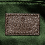 Gucci GG Canvas Horsebit Web Chain Small Shoulder Bag