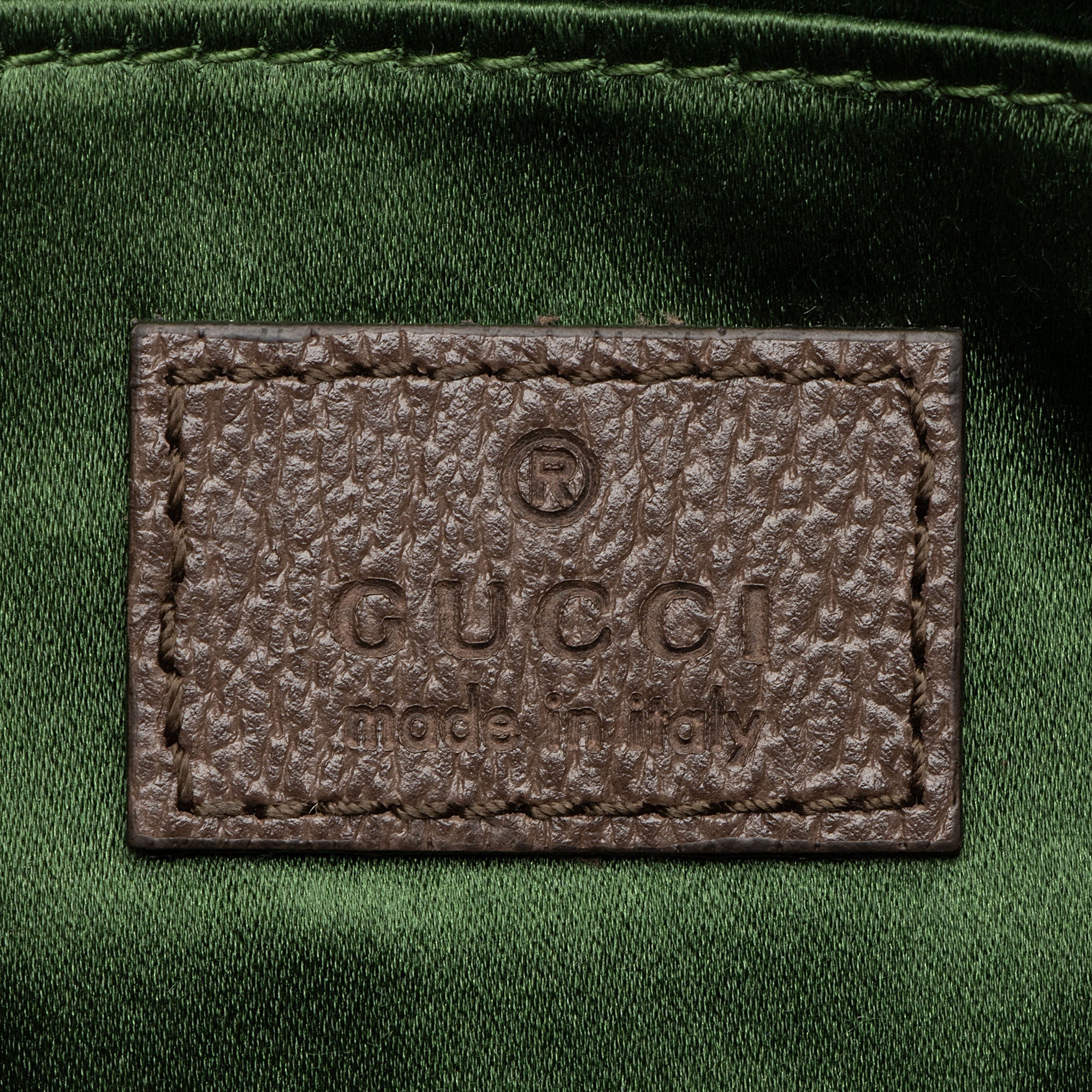 Gucci GG Canvas Horsebit Web Chain Small Shoulder Bag