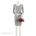 Gucci GG Canvas Horsebit Web Chain Small Shoulder Bag