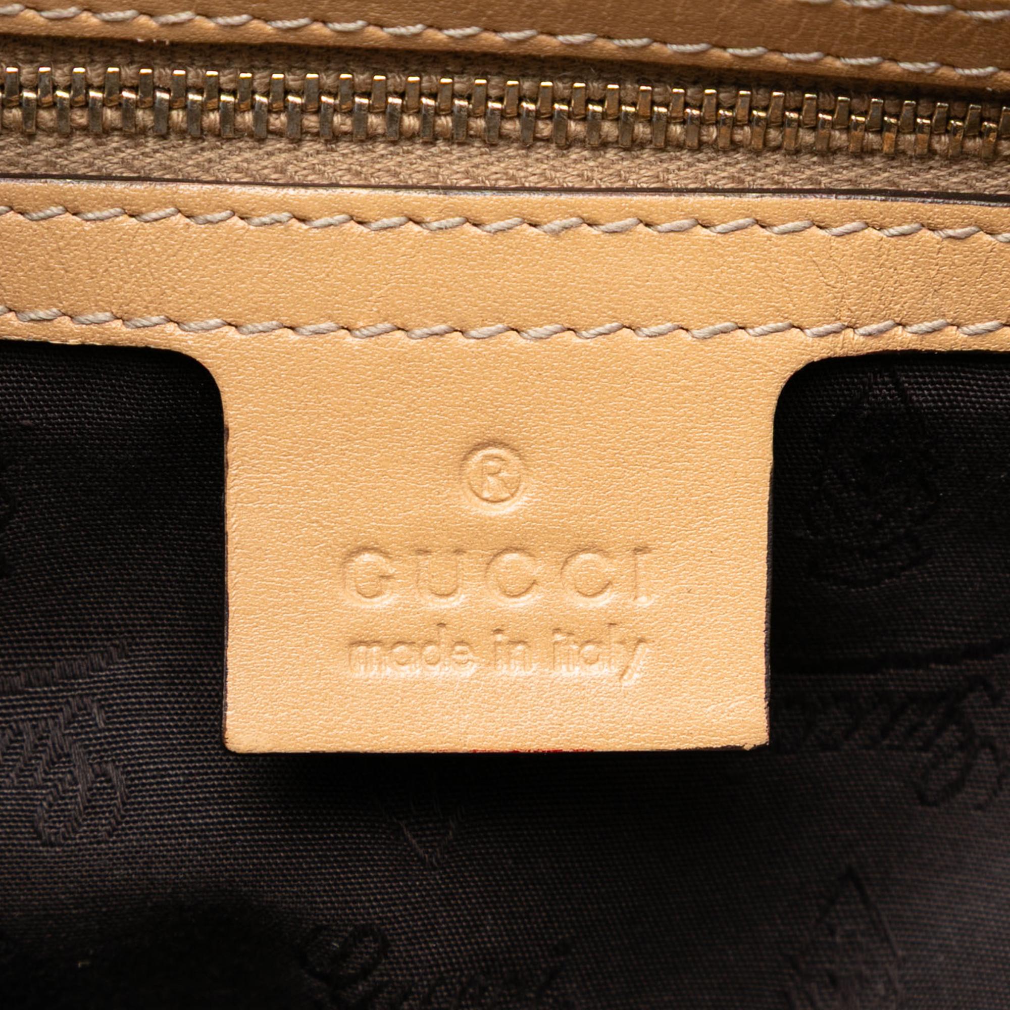 Gucci GG Canvas Horsebit Web Handbag