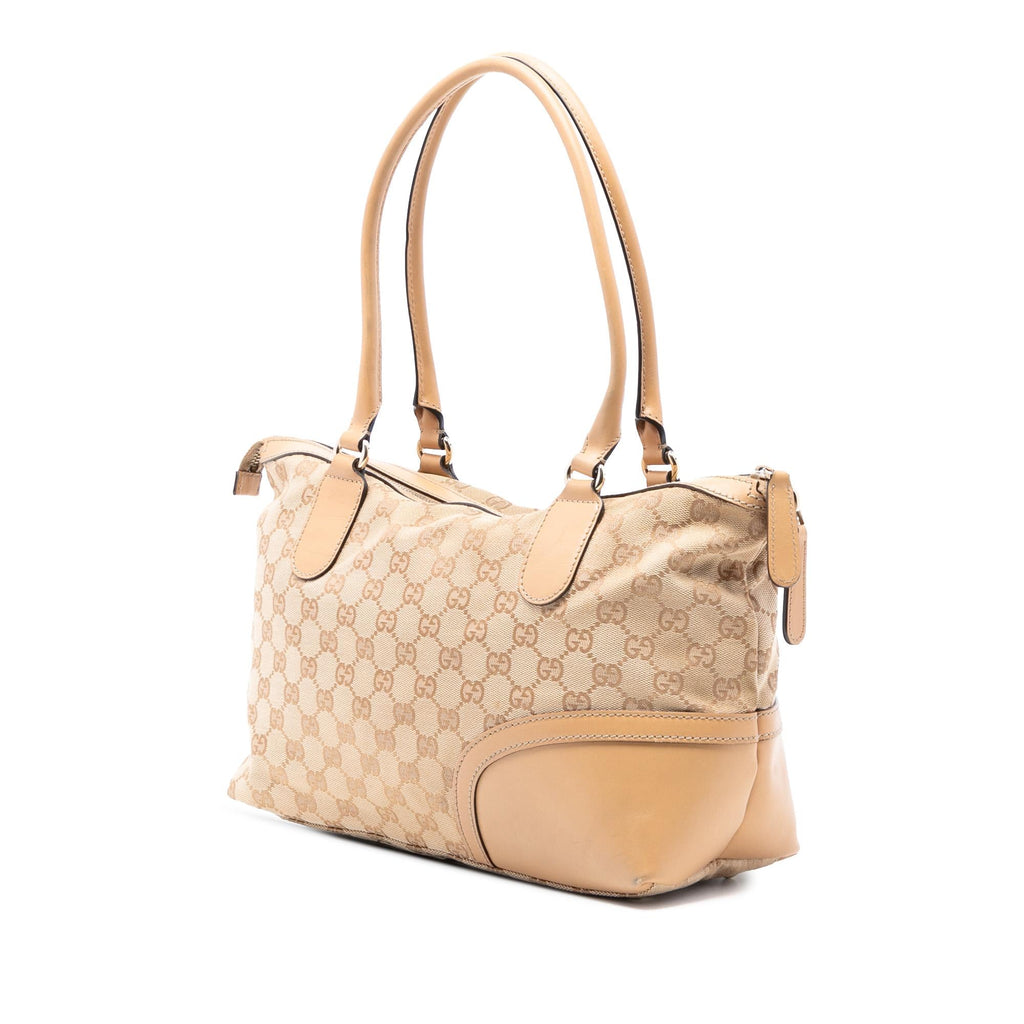 Gucci GG Canvas Horsebit Web Handbag