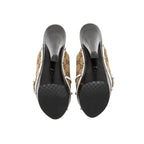 Gucci GG Canvas Icon Bit Clog Sandals - Size 6.5 / 36.5 (SHF-23194)