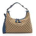 Gucci GG Canvas Icon Bit Medium Hobo