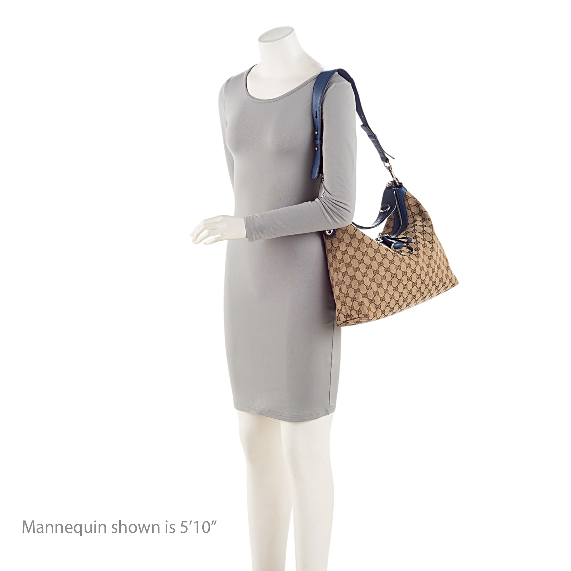 Gucci GG Canvas Icon Bit Medium Hobo