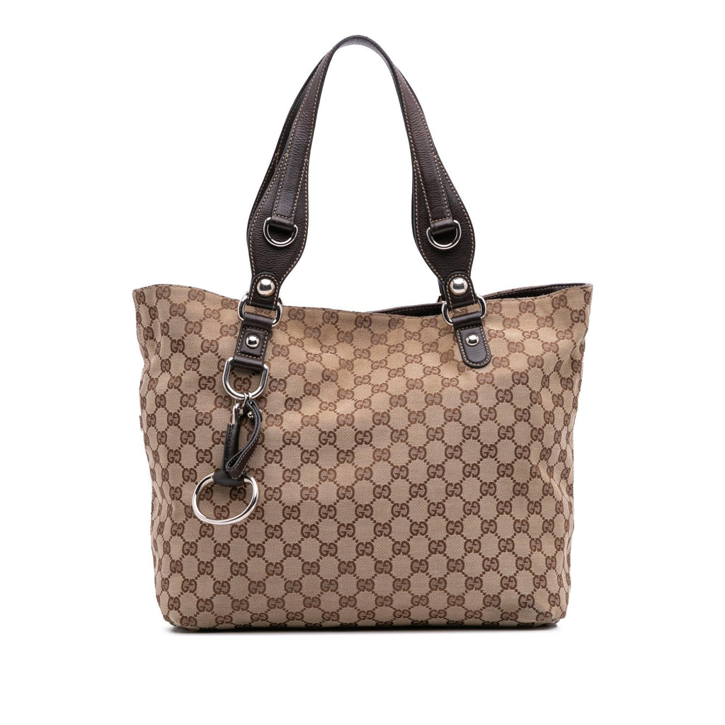 Gucci GG Canvas Icon Bit Tote