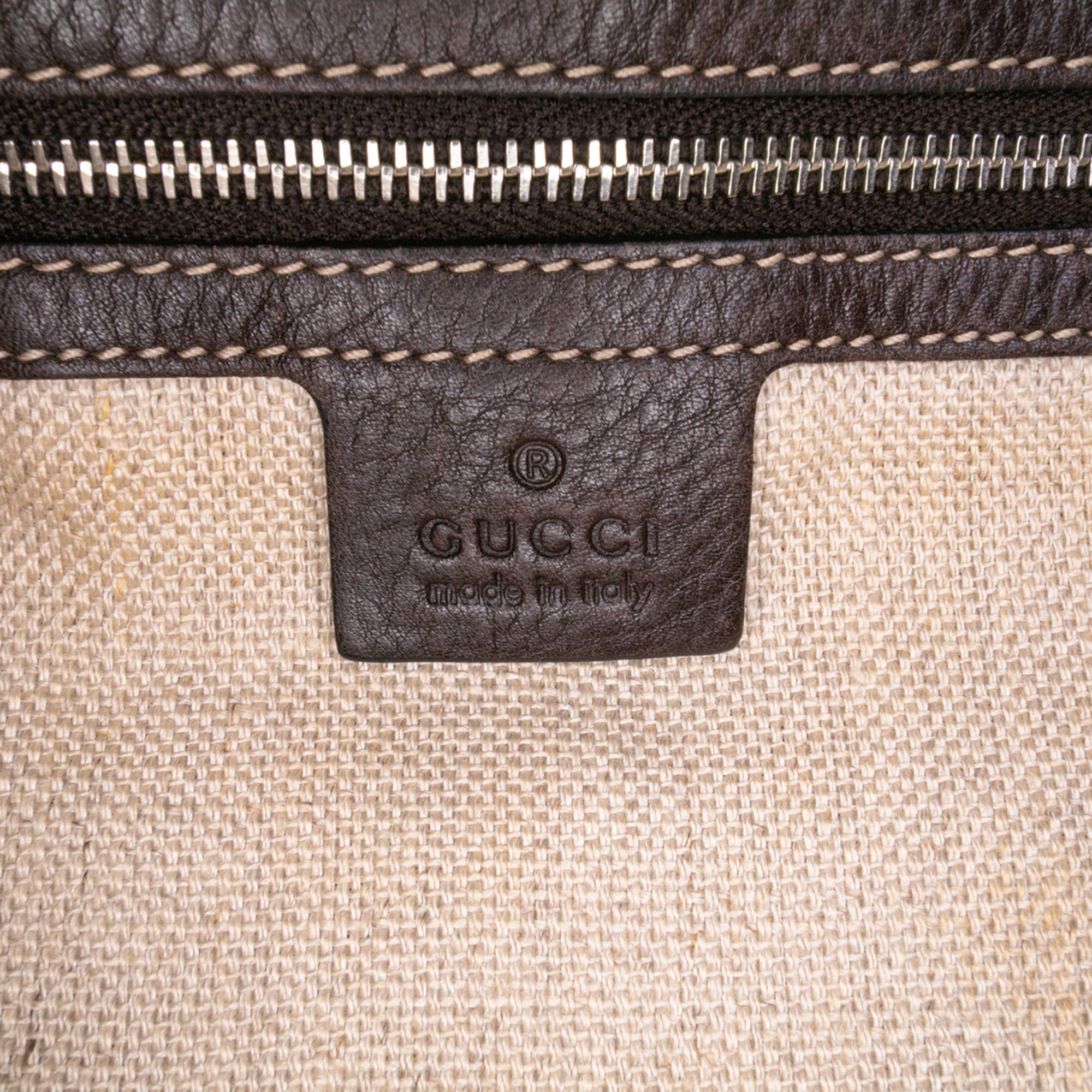 Gucci GG Canvas Icon Bit Tote