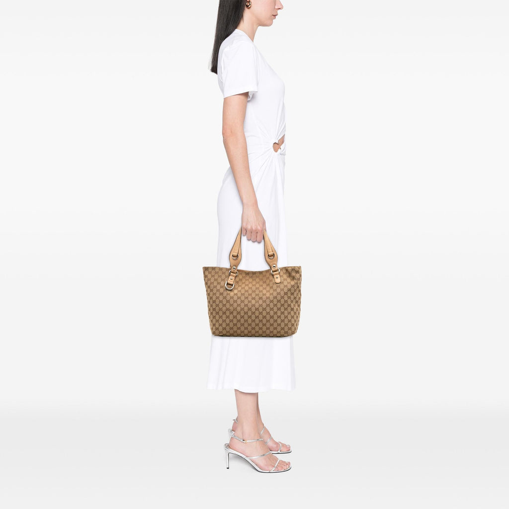 Gucci GG Canvas Icon Bit Tote