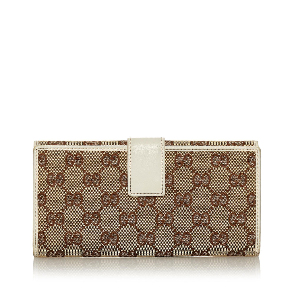 Gucci GG Canvas Interlocking G Long Wallet (SHG-28727)