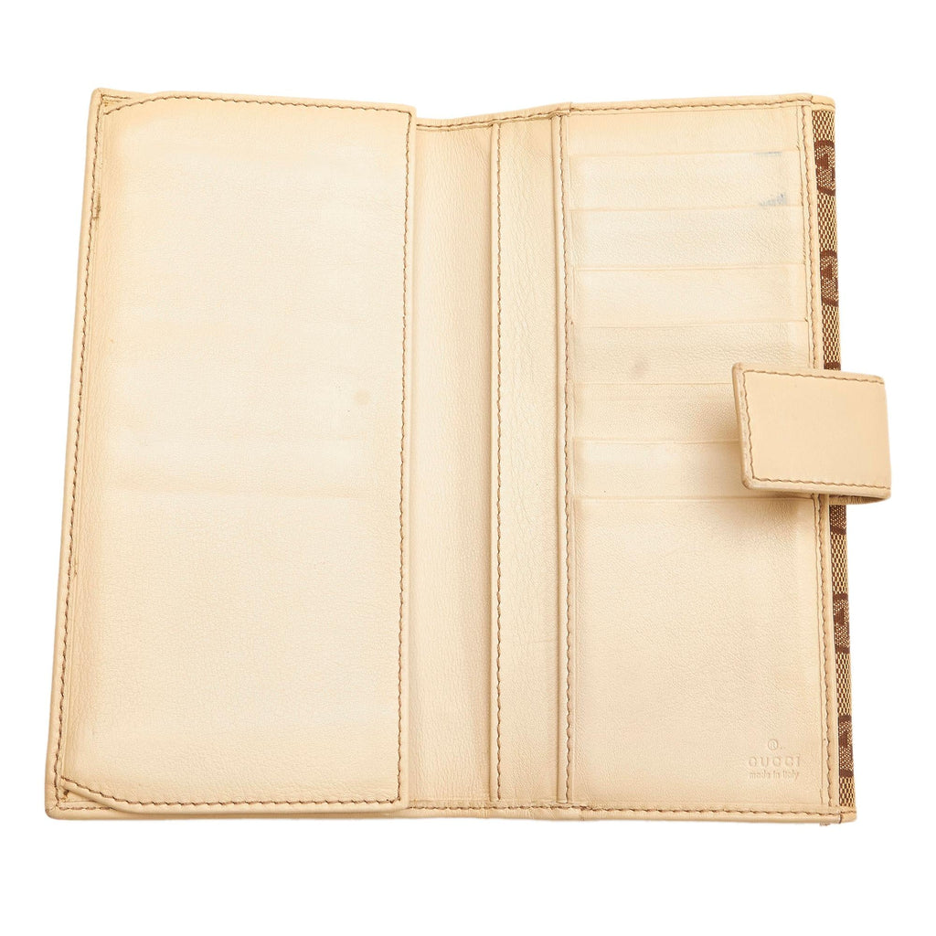 Gucci GG Canvas Interlocking G Long Wallet (SHG-29699)