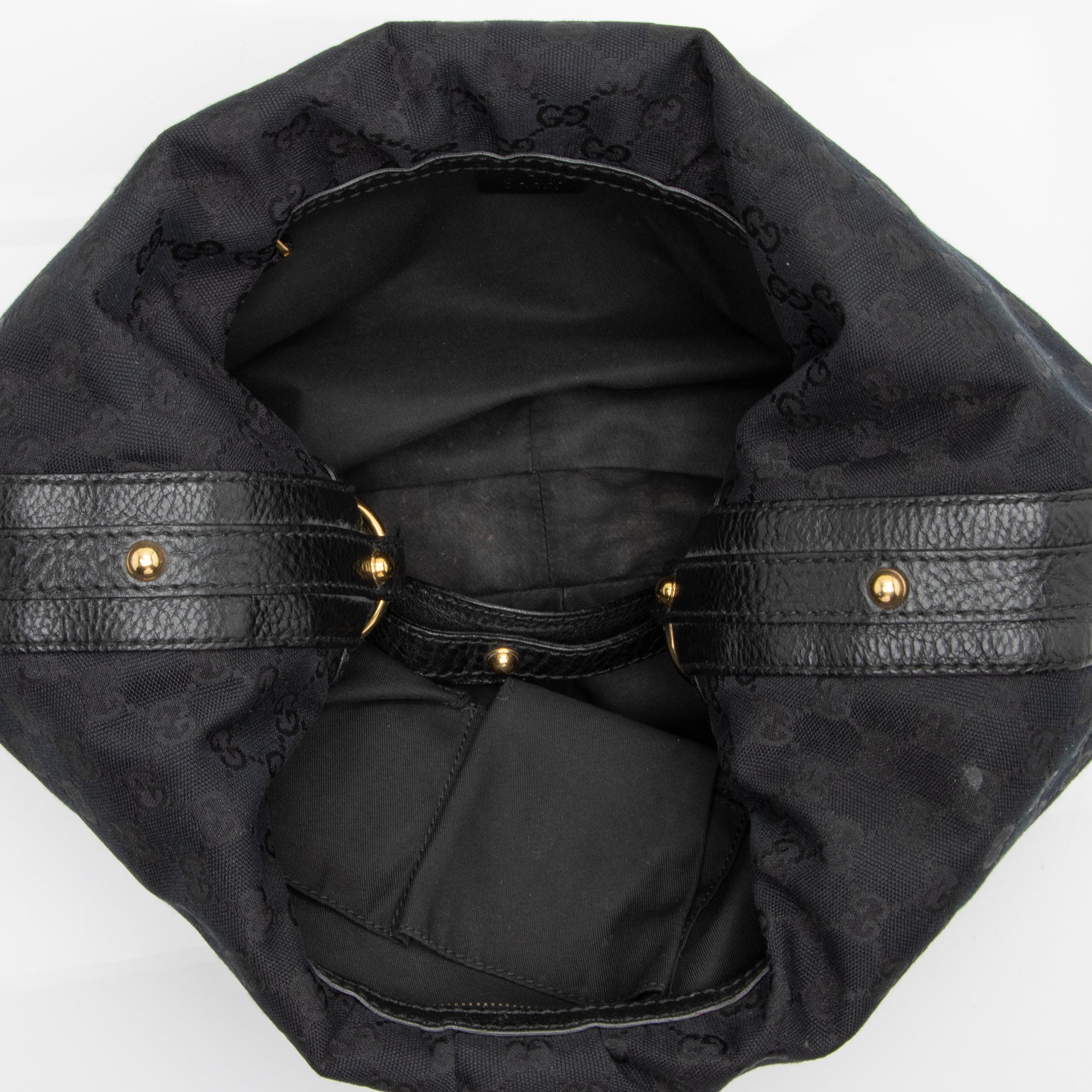 Gucci GG Canvas Interlocking G Medium Hobo (SHF-23929)