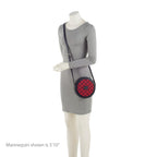Gucci GG Canvas Interlocking G Patch Round Shoulder Bag