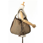 Gucci GG Canvas Interlocking Icon Drawstring Hobo (SHG-lDQuIe)