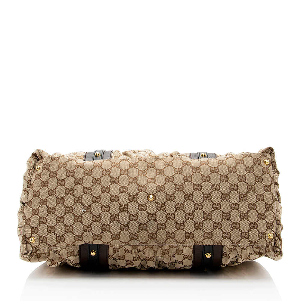 Gucci GG Canvas Interlocking Medium Tote - FINAL SALE (SHF-19043)