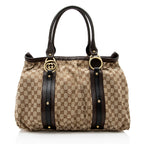 Gucci GG Canvas Interlocking Medium Tote - FINAL SALE (SHF-19043)