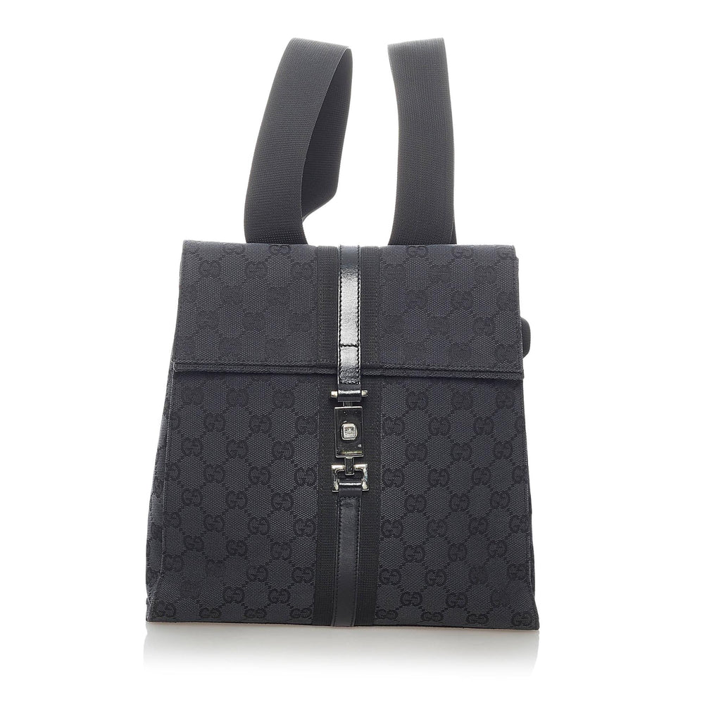 Gucci GG Canvas Jackie Backpack (SHG-32330)