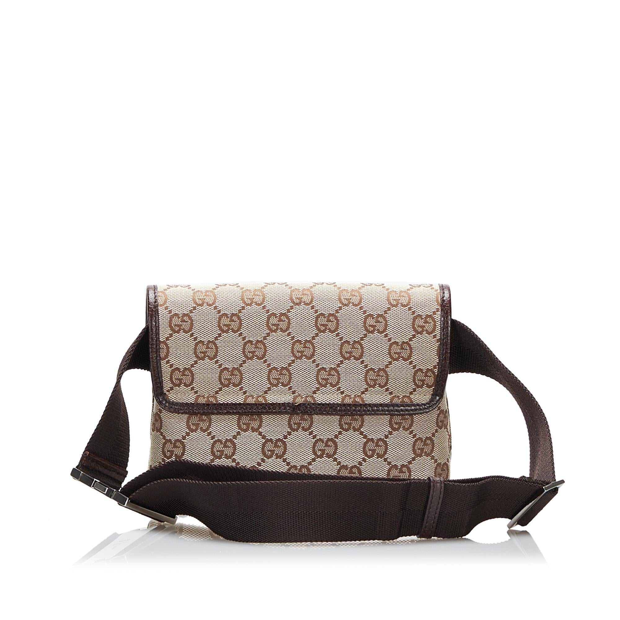 Gucci GG Canvas Jackie Belt Bag (SHG-2ZRcec)