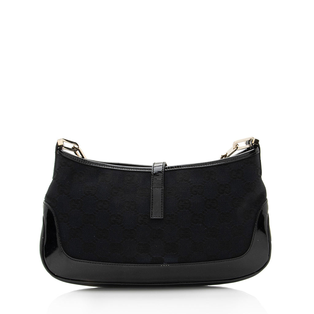 Gucci GG Canvas Jackie Chain Small Shoulder Bag (SHF-MrNplz)