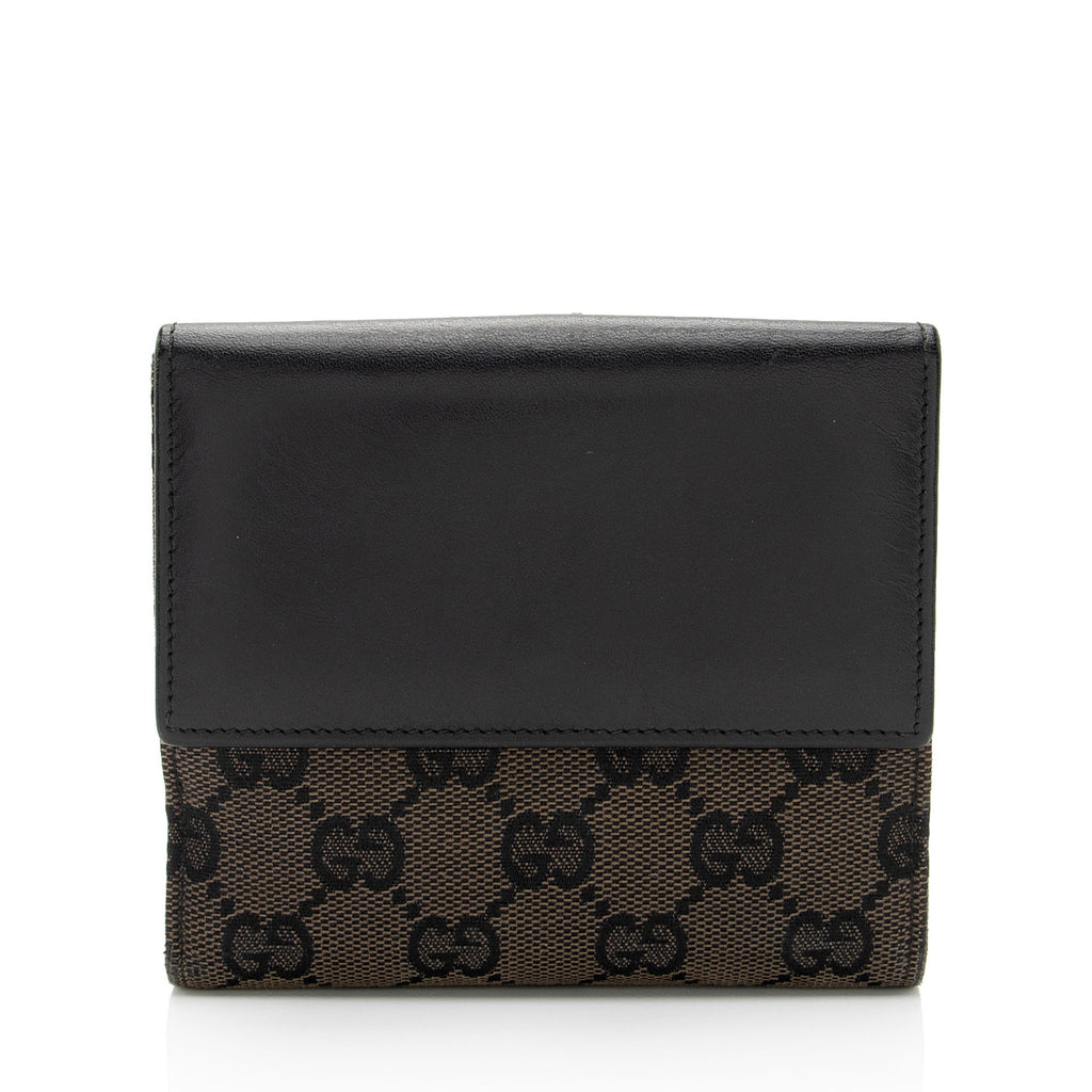 Gucci GG Canvas Jackie French Wallet (SHF-jqPlLy)