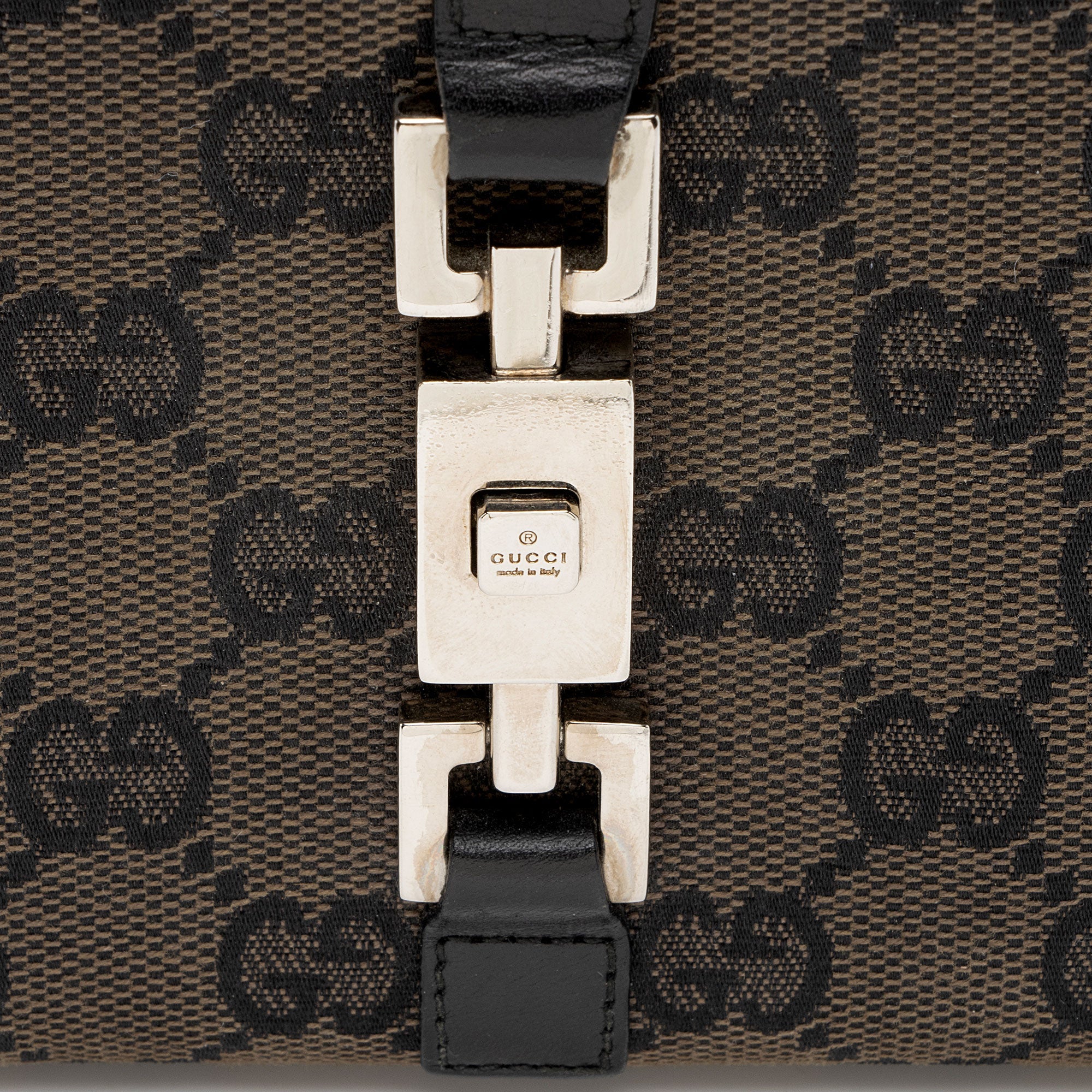 Gucci GG Canvas Jackie French Wallet (SHF-jqPlLy)