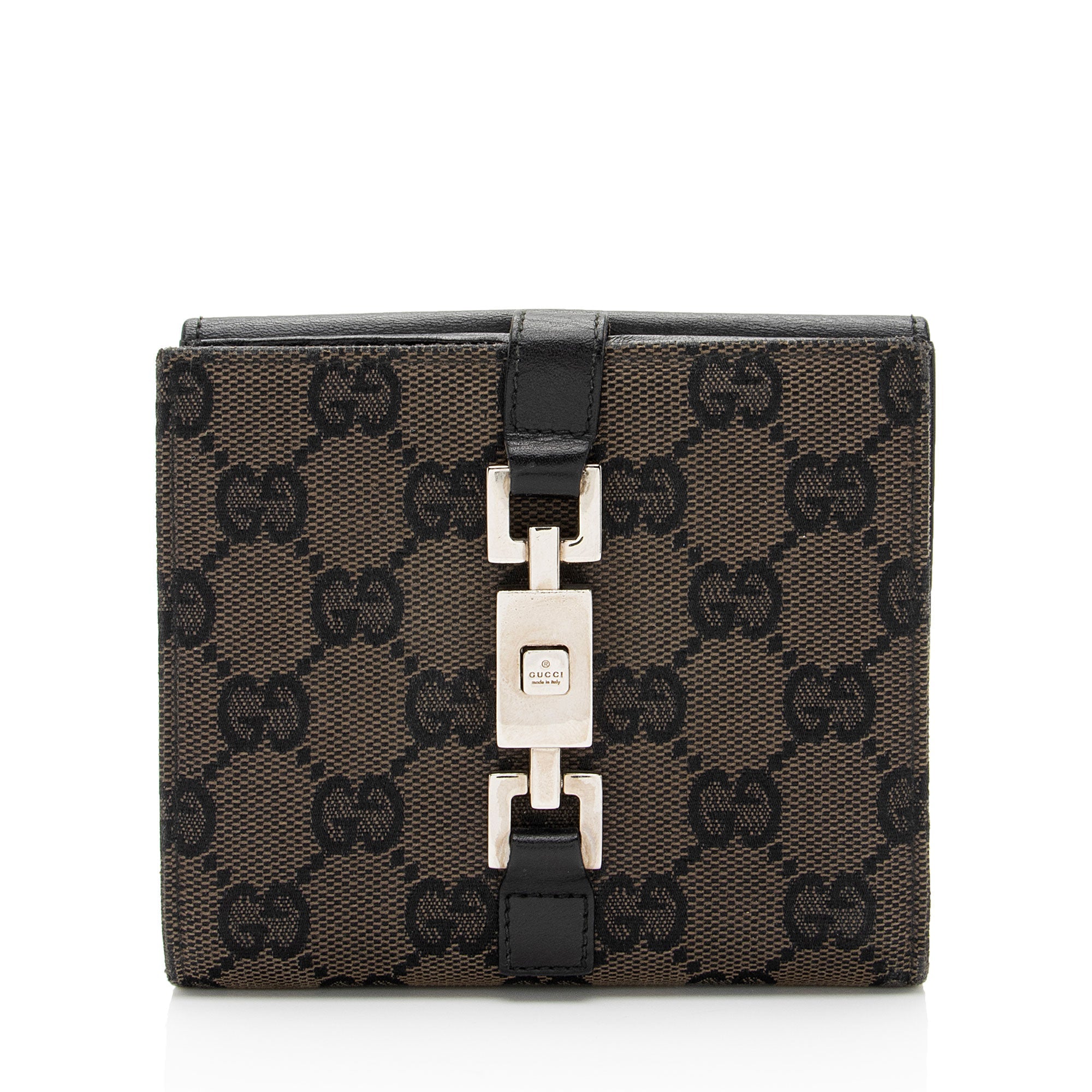 Gucci GG Canvas Jackie French Wallet (SHF-jqPlLy)