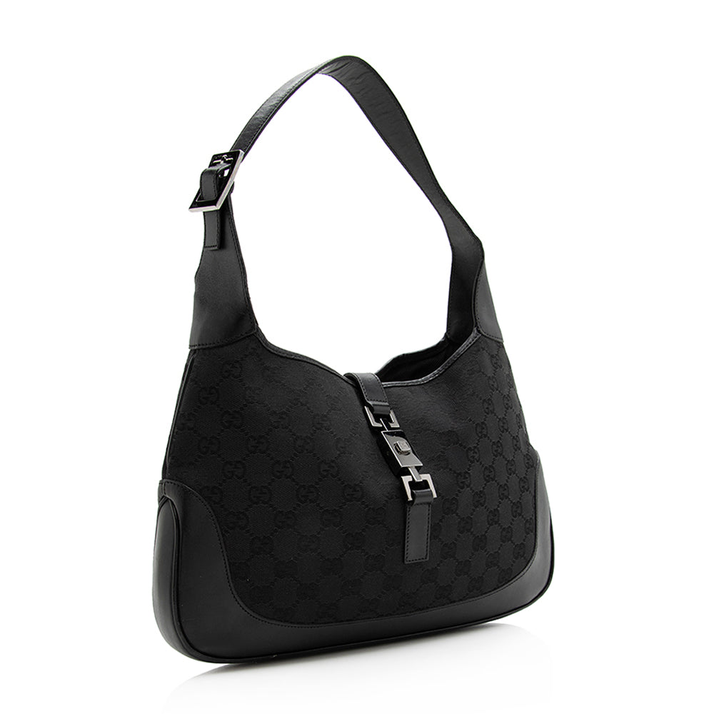 Gucci GG Canvas Jackie Hobo (SHF-20002)