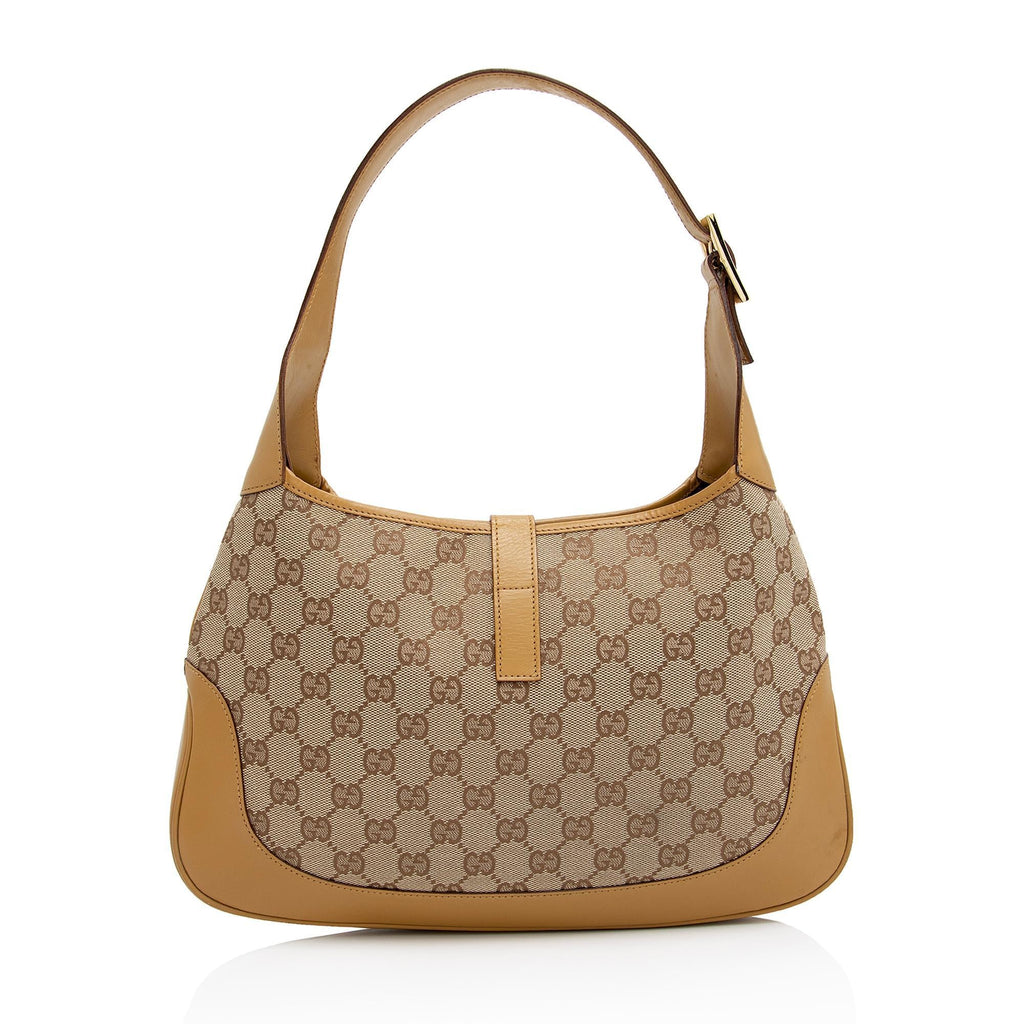 Gucci GG Canvas Jackie Hobo (SHF-fUN11C)