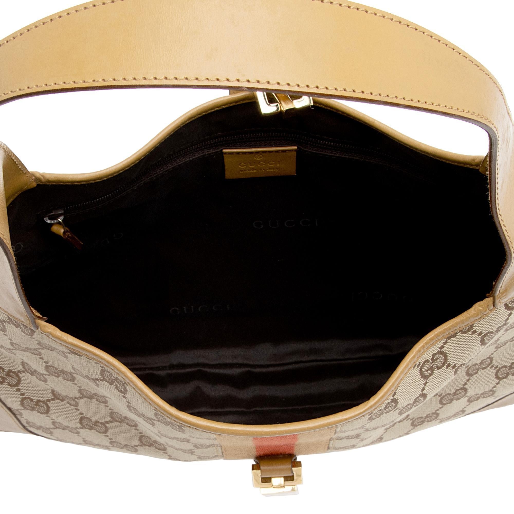 Gucci GG Canvas Jackie Hobo (SHF-fUN11C)