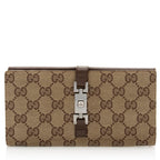 Gucci GG Canvas Jackie Long Wallet (SHF-20730)