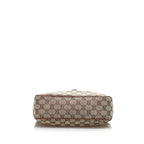 Gucci GG Canvas Jackie Piston Lock Handbag (SHG-oonzW2)