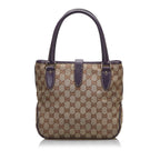 Gucci GG Canvas Jackie Piston Lock Handbag (SHG-F3Db8C)