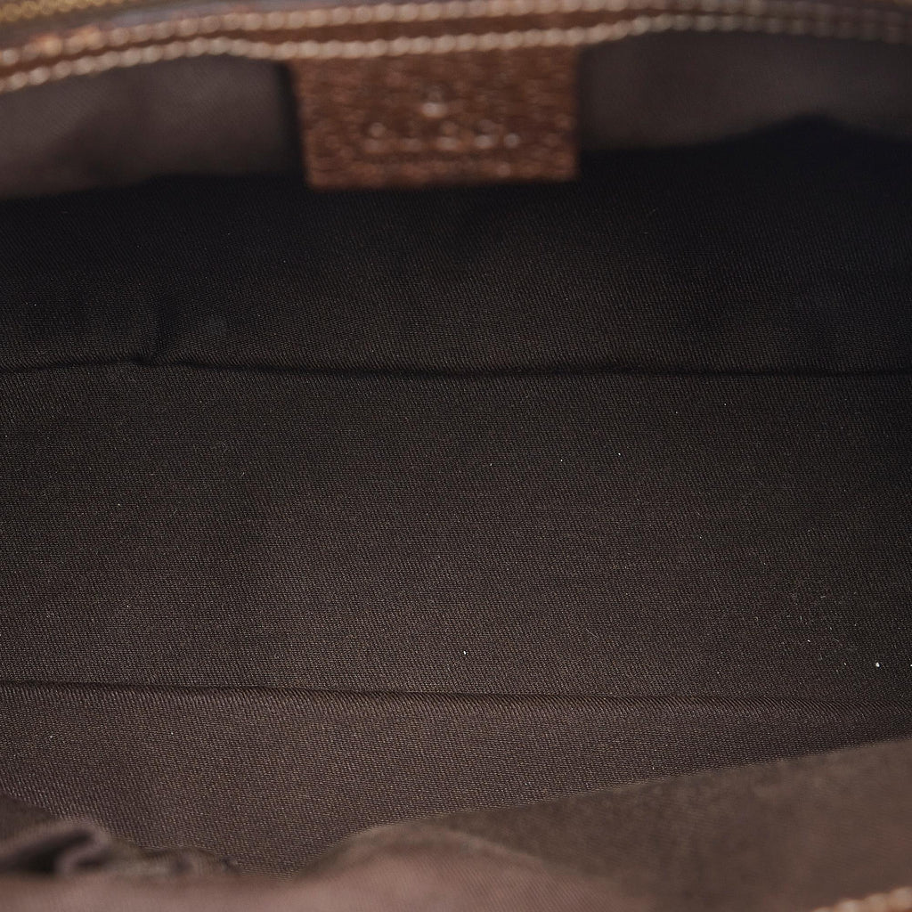 Gucci GG Canvas Jackie Piston Lock Handbag (SHG-R6bLVW)