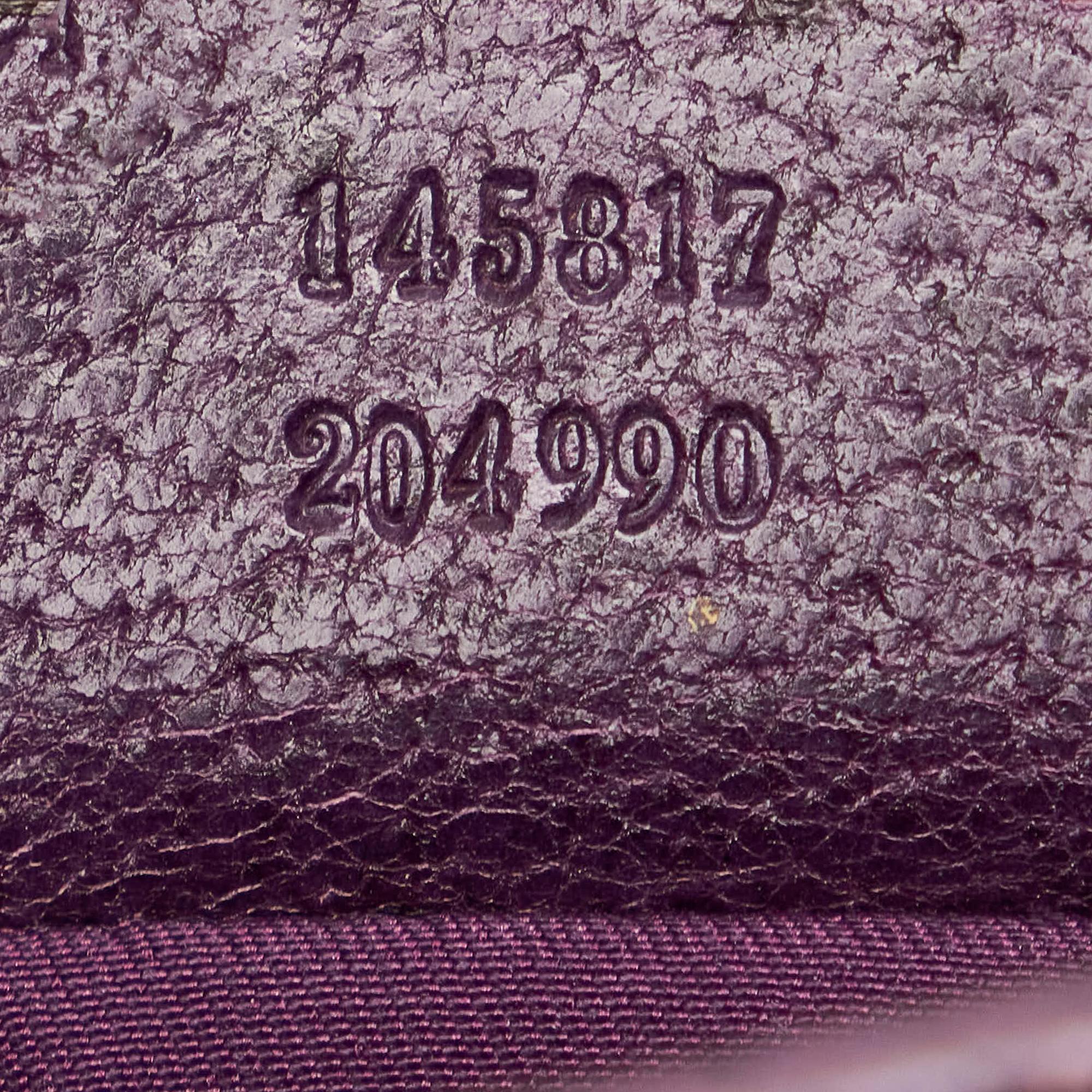 Gucci GG Canvas Jackie Piston Lock Tote (SHG-32865)