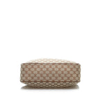 Gucci GG Canvas Jackie Piston Lock Tote (SHG-Bi3rMM)