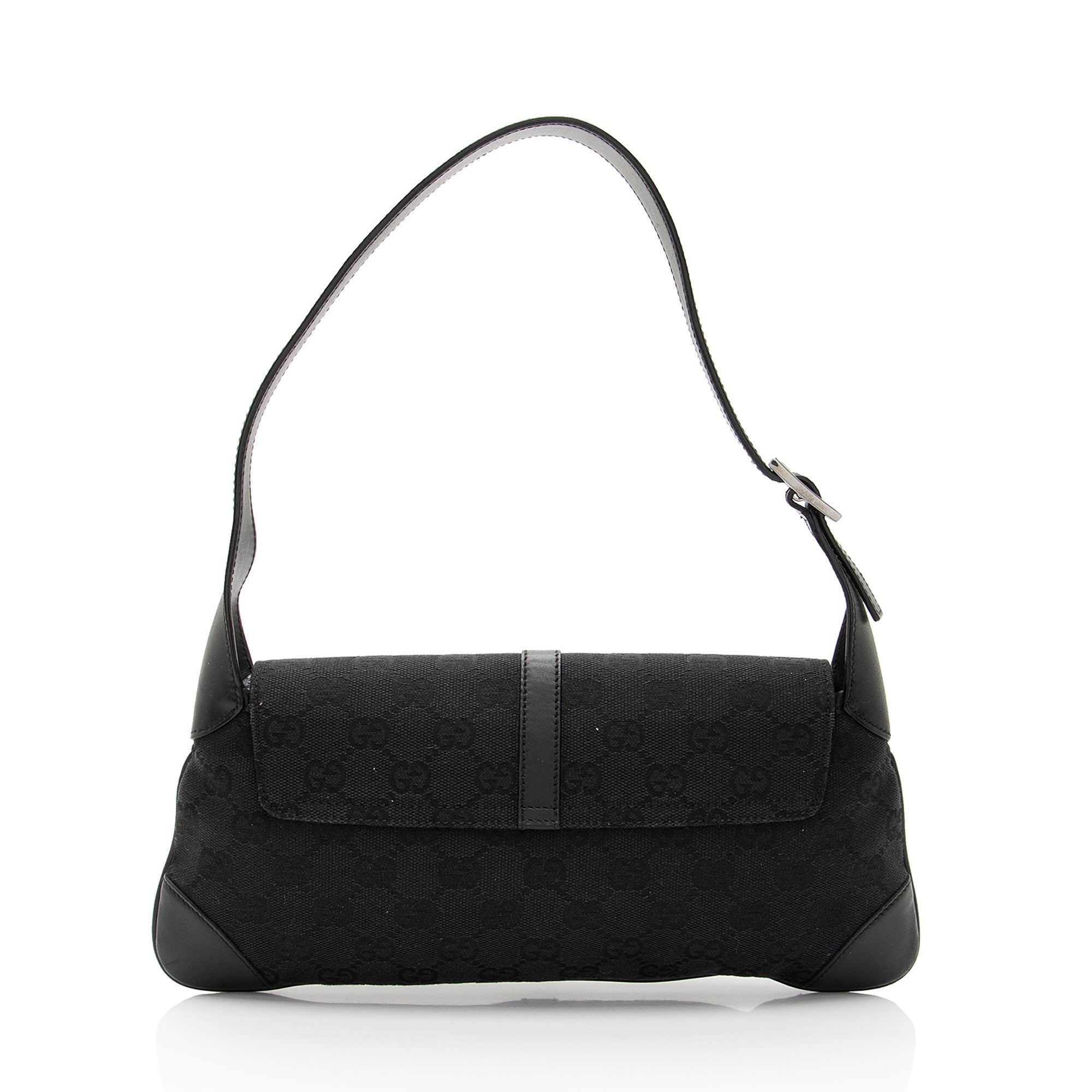 Gucci GG Canvas Jackie Small Shoulder Bag (SHF-e6LKFX)