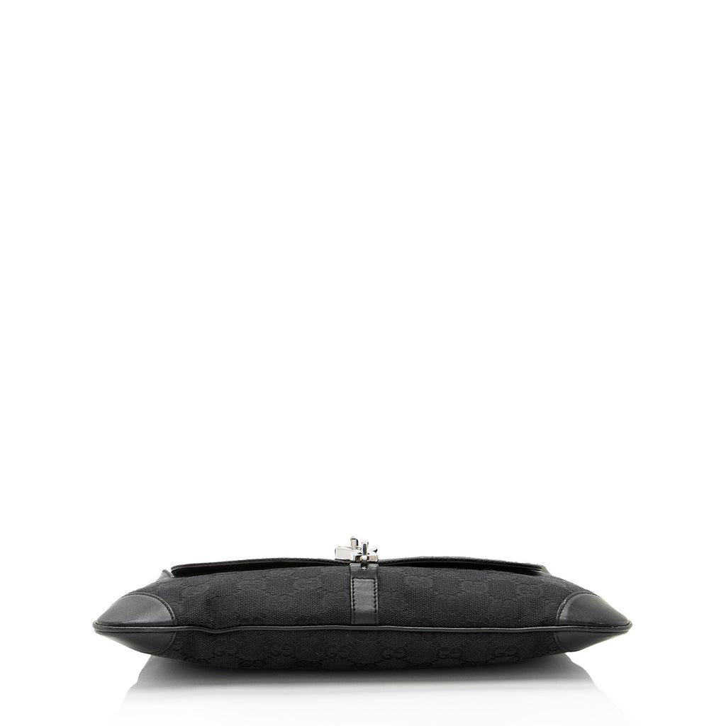 Gucci GG Canvas Jackie Small Shoulder Bag (SHF-e6LKFX)