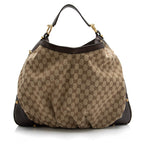 Gucci GG Canvas Jockey Large Hobo (SHF-23522)