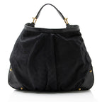 Gucci GG Canvas Jockey Large Hobo