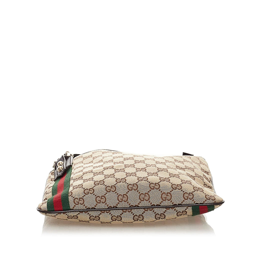 Gucci GG Canvas Jolicoeur Crossbody Bag (SHG-32801)