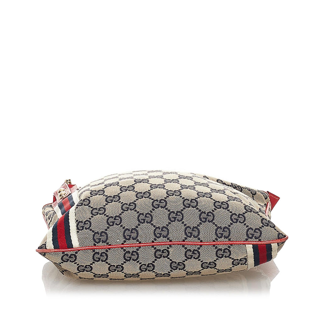 Gucci GG Canvas Jolicoeur Crossbody Bag (SHG-33379)