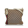 Gucci GG Canvas Jolicoeur Crossbody Bag (SHG-33826)