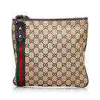 Gucci GG Canvas Jolicoeur Crossbody (SHG-0Pg20f)