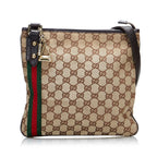 Gucci GG Canvas Jolicoeur Crossbody (SHG-0Pg20f)