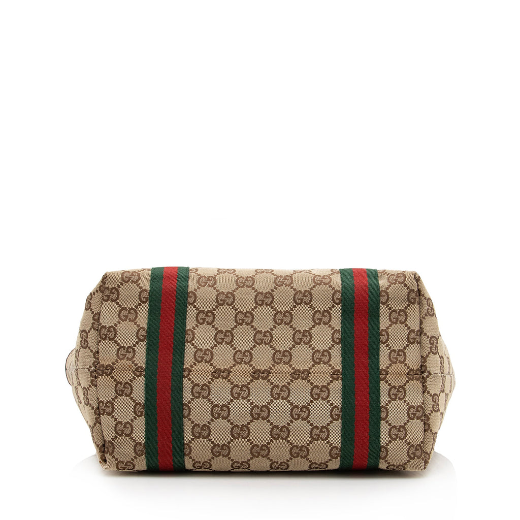 Gucci GG Canvas Jolicoeur Medium Tote (SHF-22938)