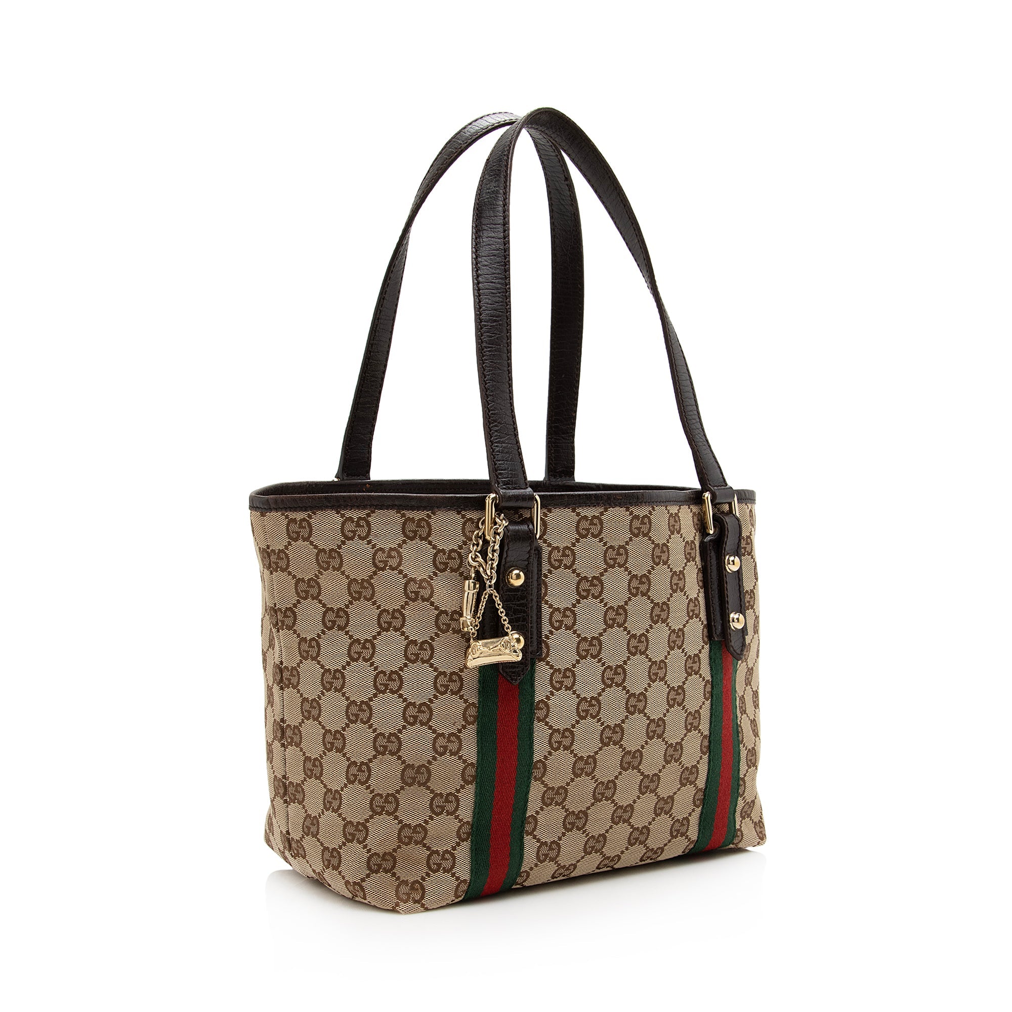 Gucci GG Canvas Jolicoeur Medium Tote (SHF-22938)