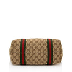 Gucci GG Canvas Jolicoeur Medium Tote (SHF-U5hUpD)