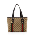 Gucci GG Canvas Jolicoeur Medium Tote (SHF-U5hUpD)
